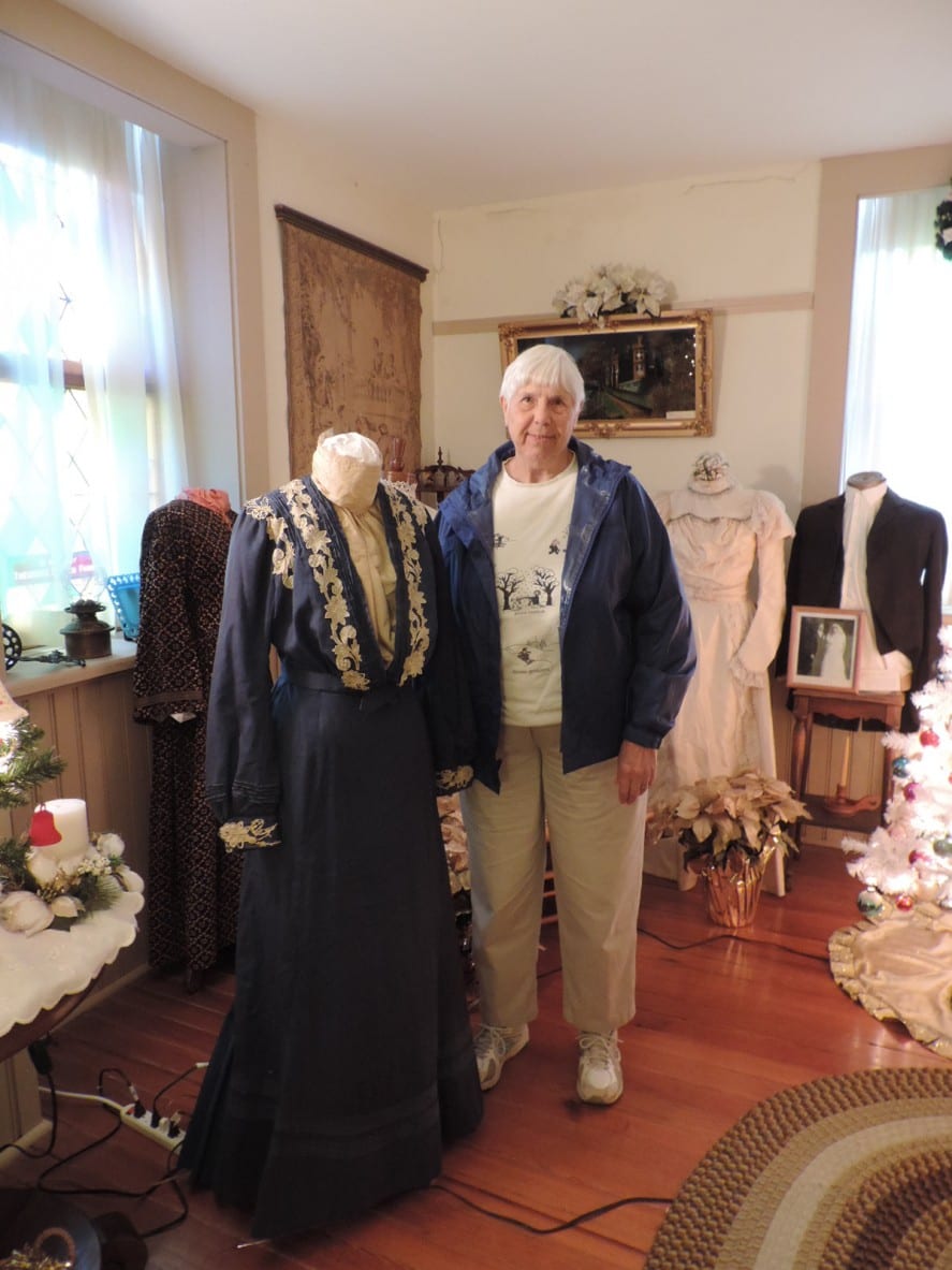 1902 Blue Wedding Dress Lecompton Kansas