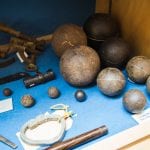 Pre-civil war, cannon balls, Fort Titus, battle, Lecompton, Kansas, Bleeding Kansas