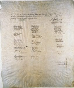 Lecompton Constitution, signatures