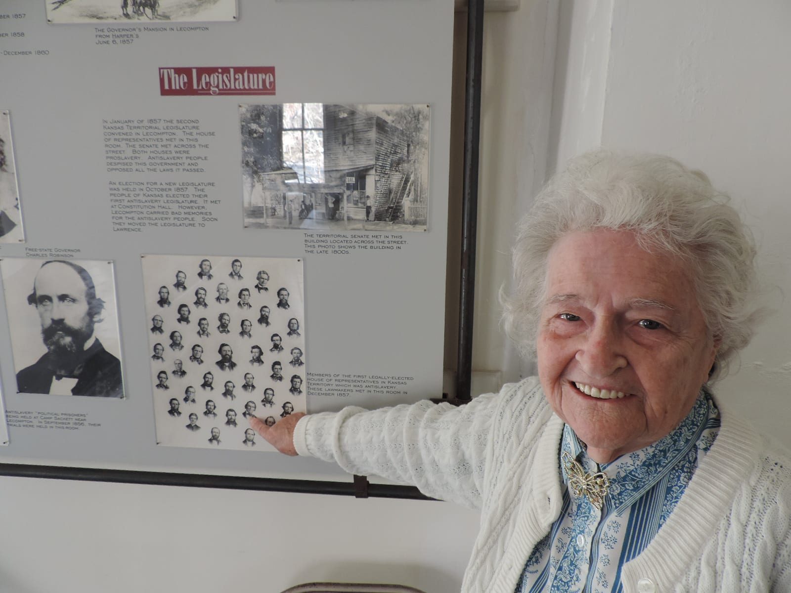 Iona Spencer, George Zinn, Territorial Legislature, bleeding kansas, lecompton, constitution hall