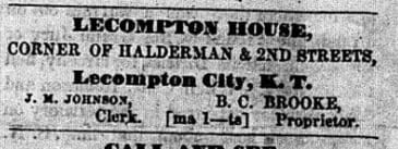 Lecompton Union April 28, 1856 