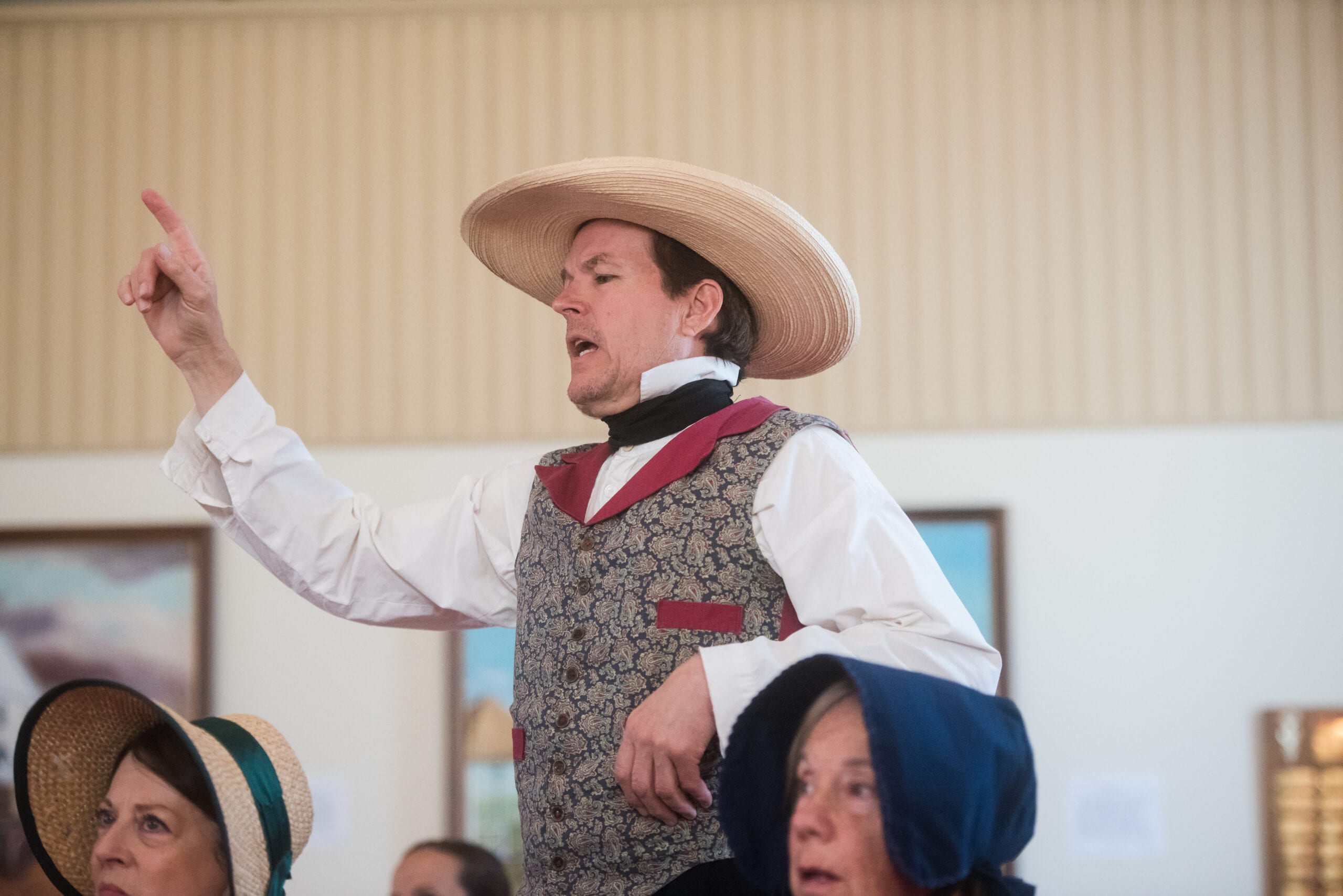 Lecompton-Reenactors-put-on-interactive-Bleeding-Kansas-play.-Here-Wild-Jim-Lane-objects-to-something-someone-said.