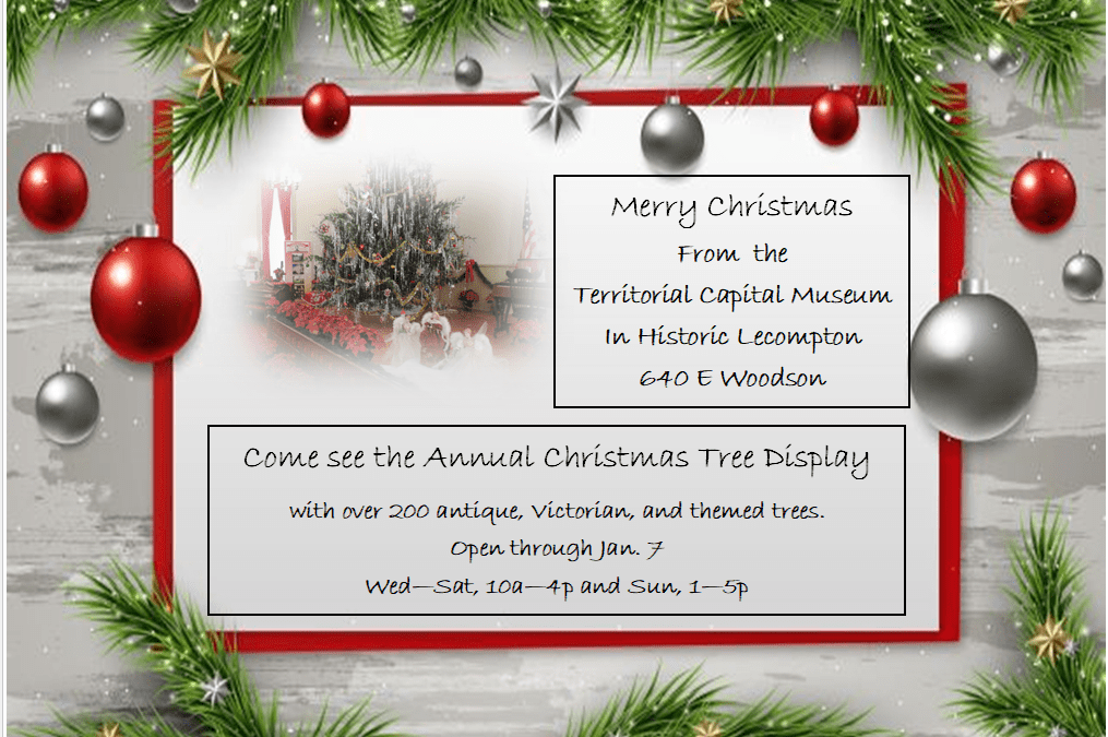 2022 Christmas Tree Display at the Territorial Capital Museum